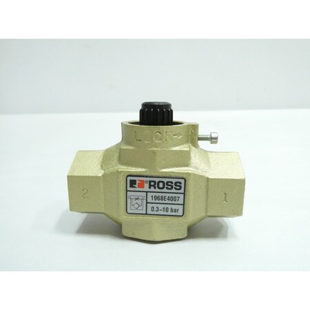 Ross 1/2IN 10BAR NPT PNEUMATIC FLOW CONTROL VALVE 1968E4007